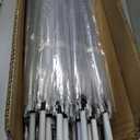 20/50 Pack Clear Wedding Umbrellas Bulk, Windproof POE Transparent Dome Umbrellas with J Hook Handle, Semi-Automatic Open Umbrella for Wedding, Bridal Photos & & Outdoor Activities
