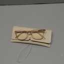 Madison Avenue Square Vintage TR90 Blue Light Blocking Reading Glasses for Women, Anti Eyestrain/Glare Computer Readers (Transparent Brown), Magnification Strength: 1.0 x