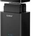 ORICO 2 Bay 3.5 Inch Hard Drive Enclosure USB C Magnetic Tool-Free External HDD Enclosure Supports UASP with 12V/4A Power Adapter for Family Storage Expansion Up to 36TB(2x18) - DS200C3