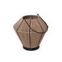 SDS for HD Designs Metal and Jute Lantern, 9.7 in