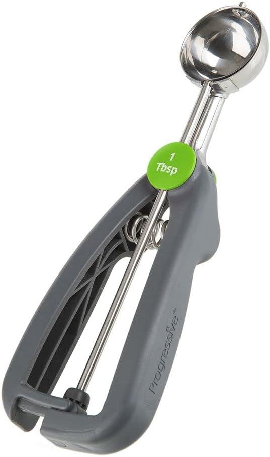 Prep Solutions by Progressive Quick Release Cookie Scoop - 1 Tbsp, Grey