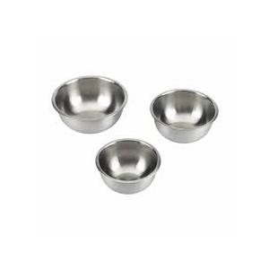 GoodCook Touch Stainless Steel Bowl Set - Silver, 3 pc