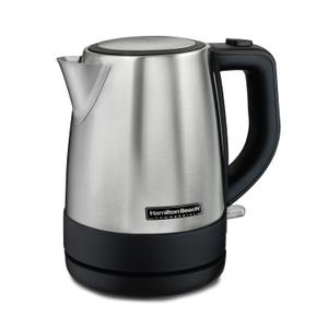 Hamilton Beach Commercial HKE110 1 Liter Hot Water Tea Kettle, Hospitality Rated, Stainless Steel