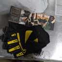 GXMMAT Large Yoga Mat 12'x6'/10'x6'/6'x8'(7mm), Extra Thick Workout Mats for Home Gym Flooring, Ultra Comfortable Non-Slip Quick Resilient Barefoot Wide Exercise Mat for Pilates, Stretching,Meditation (Black Real)