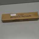 2 Pack White Spring Tension Curtain Rods 23-46 Inch Adjustable Expandable Spring Loaded Curtain Rods No Drilling Suitable for Small Short Tension Rods 23-34 Inch Doors windows closet