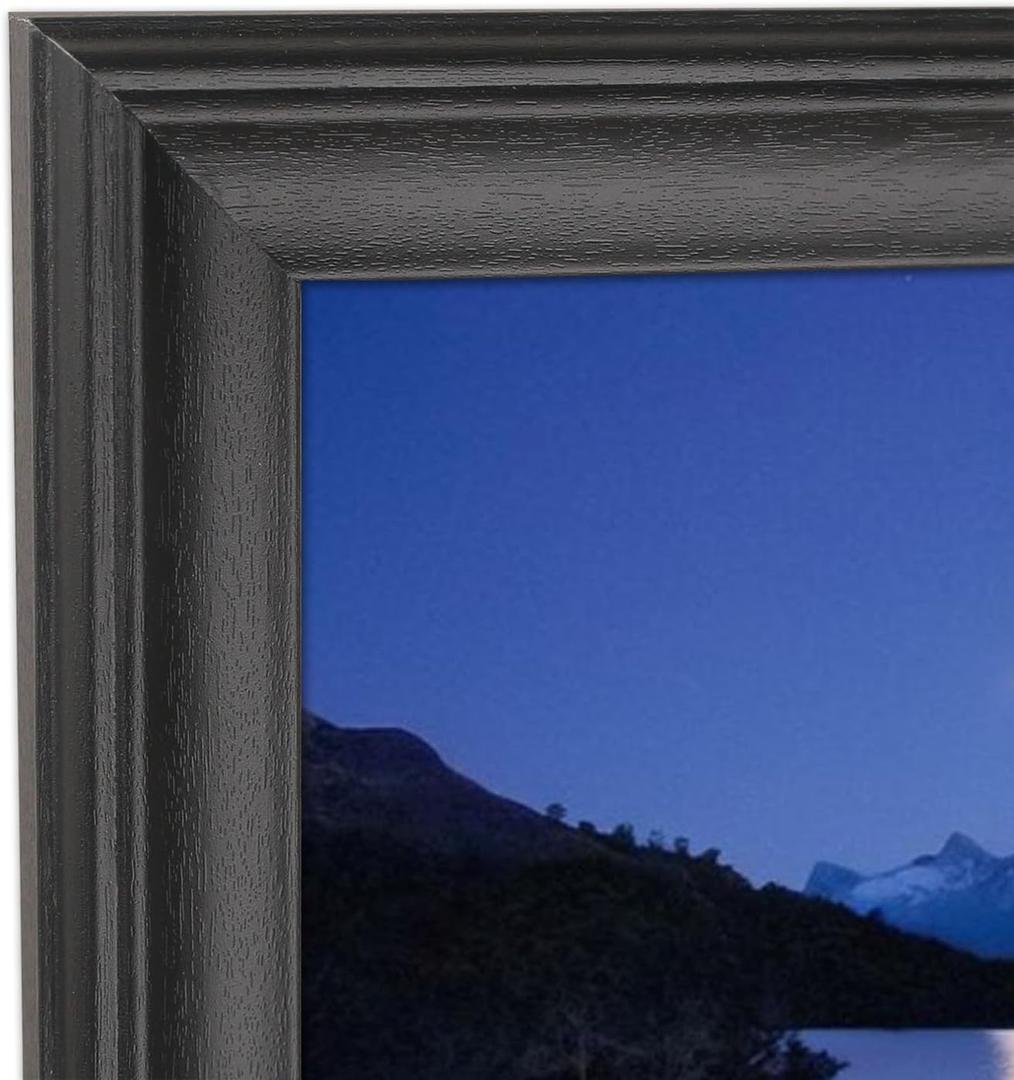 14x33 Panoramic Photo Frame Black Solid Wood Picture Frame 14x33 inch Painting Frame 14x33 inch Poster Frame(S23B1433)
