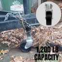 Jeremywell 6" Inch Trailer Swirl Jack Wheel Caster Replacement with Pin Boat Hitch Camper Removable 1200lbs?