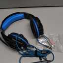 BENGOO G9000 Stereo Gaming Headset for PS4 PC Xbox One PS5 Controller, Noise Cancelling Over Ear Headphones with Mic, LED Light, 7.1 Surround Sound, Soft Memory Earmuffs for Nintendo Xbox Series X|S (Blue)