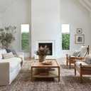 Loloi Amber Lewis Billie Collection, Ink & Salmon 10'-0" x 14'-0" Area Rug  Antique & Distressed Accent Rugs for Living Room, Bedroom, Entryway & Hallway, No Shed High Traffic Area Home Decor Rug