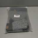 Winter Hats Scarf Set for Men Touchscreen Gloves Warm Knit Beanie Hat Scarves with Fleece Lined Cap (White/Black)