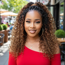 Fulcrum Goddess Locs Crochet Hair 12 Inch, 8 Packs New Faux Locs Crochet Hair for Black Women, Crochet locs with Curly Ends (12Inch (Pack of 8), 1B/30/27#)