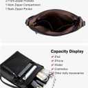 MASINTOR Crossbody Purses for Women, Multi Pocket Casual Crossbody Bag, Adjustable Strap Shoulder Bag with Tassel