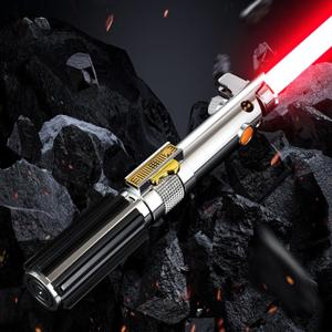Pixel Lightsaber, Motion Control 39 Sets Sound Effects with 12 Colors Change Light Saber, Smooth Swing Metal Handle Lightsabers for Adults Cosplay Gifts (Pixel 39 Sets Sound Effects)