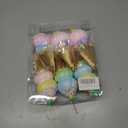 LANGXUN 6pcs Ice Cream Candy Land 2025 Xmas Birthday Party Suppiles Decoration, Hanging Candy Cane Christmas Tree Dcor, Christmas Decorative Hanging Ornaments Crafts