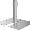 EMART Base & Pin 14inx16in, 10.3lbs for Pipe and Drape Stand, Backdrop Curtain & Background and Wedding Decor -1Pack (Silver)
