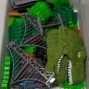 Dinosaur Track Race Car Toys - Birthday Toys Gifts for 3 4 5 6 7 Year Old Boys Girls - Flexible Dinosaur Track Car Set with Light - Create a Dinosaur Adventure World