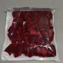 Waydress 25 Pcs Tiny Mini Christmas Velvet Bows for Crafts Xmas Twist Tie Bows Ribbon Bowknot Christmas DIY Craft Sewing Scrapbooking Gift Wrapping(Burgundy Red,1 Inch)