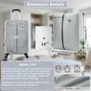 Upgraded Vacuum Bag for Travel, Professional IPX8 Waterproof Reusable Vacuum Compression Bags for Travel Suitcases, Durable Space Saver Bag