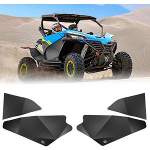 KEMIMOTO Aluminum Lower Doors Inserts Compatible with CFMOTO ZForce 950, Lower Half Door Insert Panels Style Frame Replacement 5BY#-807000-1000 Compatible with 2020 2021 2022 2023 2024 ZForce 950