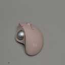 seenda Wireless Trackball Mouse, Bluetooth - Ergonomic Rollerball Mouse Rechargeable, 3 Device Connection Optical Mice Adjustable DPI Thumb Control Mice Compatible for Mac/Android/Windows - Rose Pink