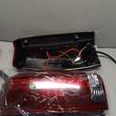 Tresound LED Tail Light for Chevy Avalanche 2007 2008 2009 2010 2011 2012 2013, Rear Taillight Assembly, GM2800222 GM2801222 22739264 25885679 Chrome Housing Red Lens