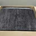 Washable Rug 8x10 Area Rugs for Living Room - Stain Resistant Non-Slip Backing Boho Rug for Bedroom,Durable & Ultra-Thin Vintage Large Area Rug(8x10,Black)