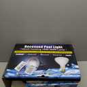 120V 10-Inch Waterproof Pool Light for Inground Pools IP68 Rated, Includes 2 x 500W Incandescent Bulbs, 50ft Cord, Direct Replacement for Pentair Amerlite & Hayward AstroLite, Fits 10'' Pool Niche