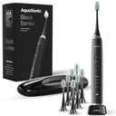 Aquasonic Black Series Ultra Whitening Toothbrush  ADA Accepted Electric Toothbrush- 8 Brush Heads & Travel Case  40,000 VPM Electric Motor & Wireless Charging - 4 Modes w Smart Timer