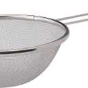 HIC Kitchen Fine Mesh Strainer With Helper Handle, 18/8 Stainless Steel, 6-Inch, For Sifting, Draining, And Straining Pasta, Vegetables, Stocks, And Sauces