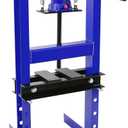6T Hydraulic Shop Press, Heavy-Duty Adjustable h-Frame Garage Floor Shop Bearing Press with Stamping Plates to Straighten Bend or Press Parts, for Straightening/Automotive Repair/Garage Use