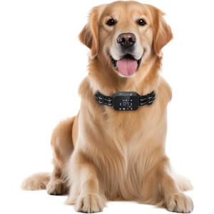 Furthrive GPS Dog Collar, Wireless Dog Fence 1003280 ft Circular Boundary, Waterproof GPS Dog Collar System Outdoor with Beep, Vibration & Adjustable Training