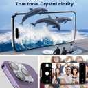 4+2 Pack for iPhone 14 Pro Max 6.7 inch Tempered Glass Screen Protector, Auto Dust-Elimination Installation, Bubble Free, Dynamic Island Compatible, HD Clear, Easy Installation