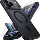 JUESHITUO Magnetic for iPhone 17 Pro Case: Upgraded [Full Camera Protection], with [1X Screen Protector] [Camera Button], 6.3" Case for iPhone 17 Pro, Black