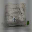 DII Modern Zig Zag Throw Blanket Woven Cotton, Hand-Knotted 2.5" Fringe, 50x60, Natural