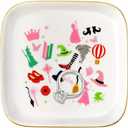 Fiupan Music & Musical Jewelry Ring Dish - Trinket Small Jewelry Case Birthday Gift for Fans, Ceramic Tray Rings Earrings Necklaces Decorative Dish for Woman Girls Friends (Evil Witch Movie)