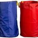 Wowagoga Potato Sack Race Bags 28x40'', Colorful Jumping Pocket Adult Sense Sports Game Equipment Party Accessory for Field Day, Outdoor Picnic Party(Set of 4)
