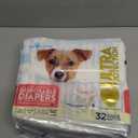 Paw Inspired 32ct Disposable Dog Diapers | Female Dog Diapers Ultra Protection | Diapers for Dogs in Heat, Excitable Urination, or Incontinence (Small)