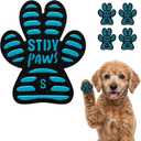 Anti-Slip Paw Stickers for Dogs Feet - Non-Slip Paw Pads for Traction on Hardwood & Tile Floors - Breathable Adhesive Friction Foot Grips for Senior & Injured Dogs  24 Pads (Size S)