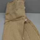 Ivenf Christmas Tree Skirt, 48 inches Natural Burlap Jute Plain with Tassels, Rustic Xmas Holiday Decoration