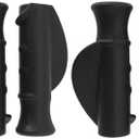 Create idea 22mm Rollators Handles Right and Left Handle Covers PVC Ergonomically Handles Rollators Replacement Parts Accessories Black