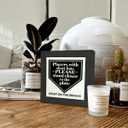 Potty Humor Bathroom Wall Sign, Rustic Restroom Sign, Wood Plaque for Men's Bathroom Decor, 5.9x5.9x0.7 inches (black)