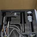 Ultimate Unicorn Black Bathroom Sink Faucet 3 Hole - 8 Inch Rv Vanity Lavatory Utility Faucets Centerset - 2 Handle Restroom Modern Matte Black Bathroom Faucet Widespread with Pop Up Drain