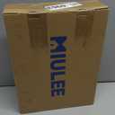 MIULEE 100% Blackout Linen Textured Curtains for Bedroom Solid Thermal Insulated Copper Brown Grommet Room Darkening Curtains & Drapes Luxury Decor for Living Room Nursery 52 x 90 Inch (2 Panels)