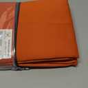 H.VERSAILTEX Blackout Curtains Thermal Insulated Window Treatment Panels Room Darkening Blackout Drapes for Living Room Back Tab/Rod Pocket Bedroom Draperies, 52 x 84 Inch, Orange, 2 Panels