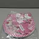 for Kitty Themed Party Supplies and Decorations, a Three-Tiered Cupcake Stand, a Display Stand for Birthday Desserts and Cakes, which is Suitable for Cute-Style Birthday Decorations