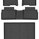 All Weather Floor Mats & Cargo Liner for Hyundai Tucson Plug in Hybrid 2022-2025 2026 (PHEV) Custom Fit Full Set Accessories - Black