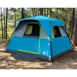 EVER ADVANCED 6 Person Camping Tent, Blackout Design Tent for Camping Instant Cabin Tents for Family with Rainfly, 60s Easy Setup, Water-Resistant