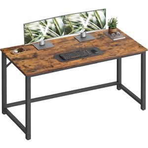 VASAGLE Computer Desk, Steel Frame Gaming Desk for Home Office, 47.2 Inch