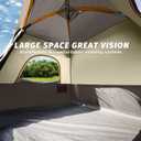 UNP 2/4 Person Tent, Portable Cabin Tent, Camping Tent 4-Person Easy Set Up, Waterproof with Top Rainfly for Outdoor Camping/Hiking