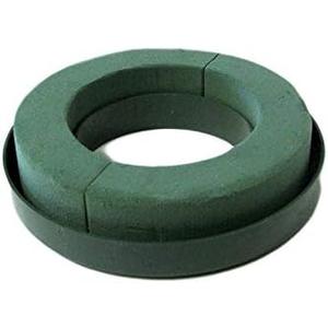 Foam Rings 6" Two (2) Per Order MaxLife Foam Rings - Green Mache-Backed by Oasis